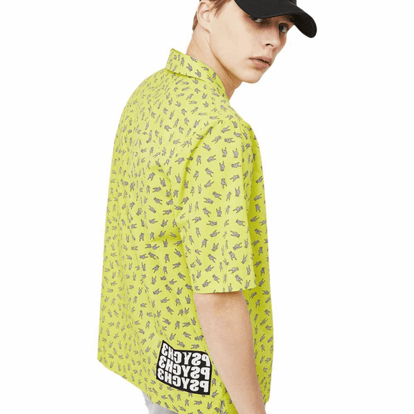 Diesel S-friday hand shirt in mustard